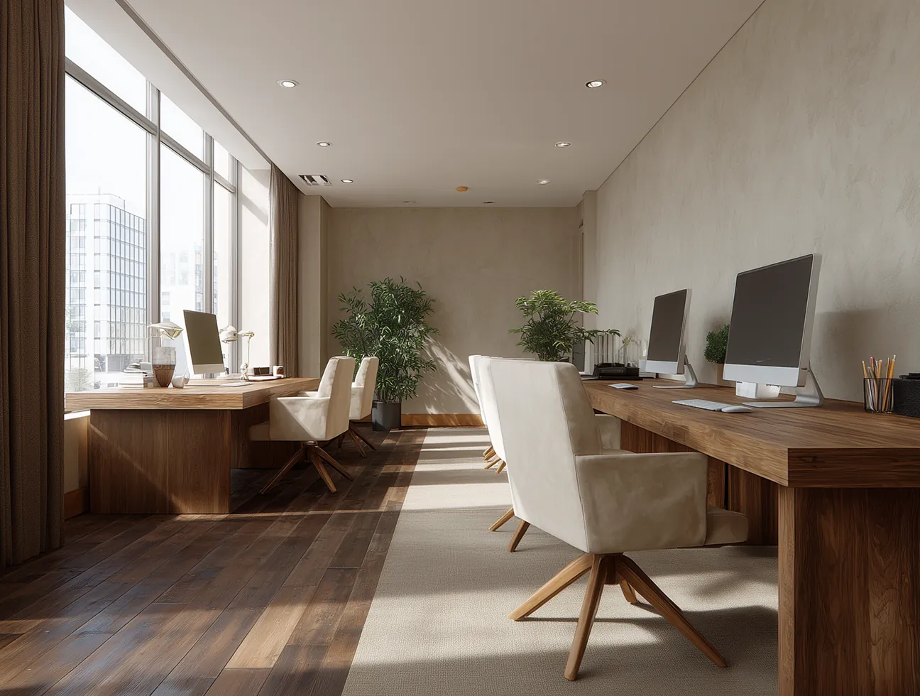 Luxe minimaliste dans un loft moderne.