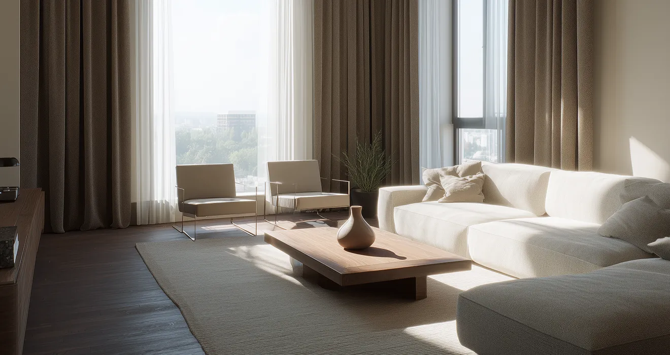 Luxe minimaliste dans un loft moderne.